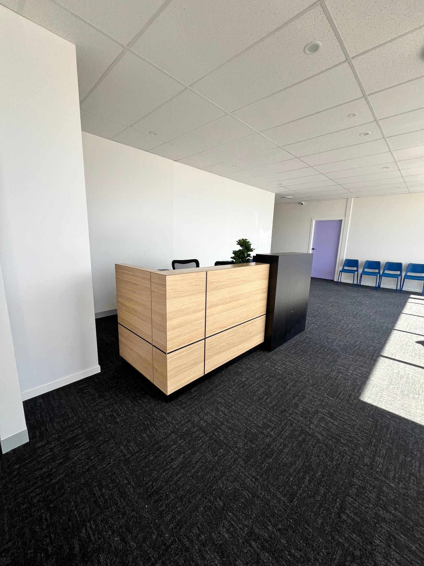 Welcoming reception area