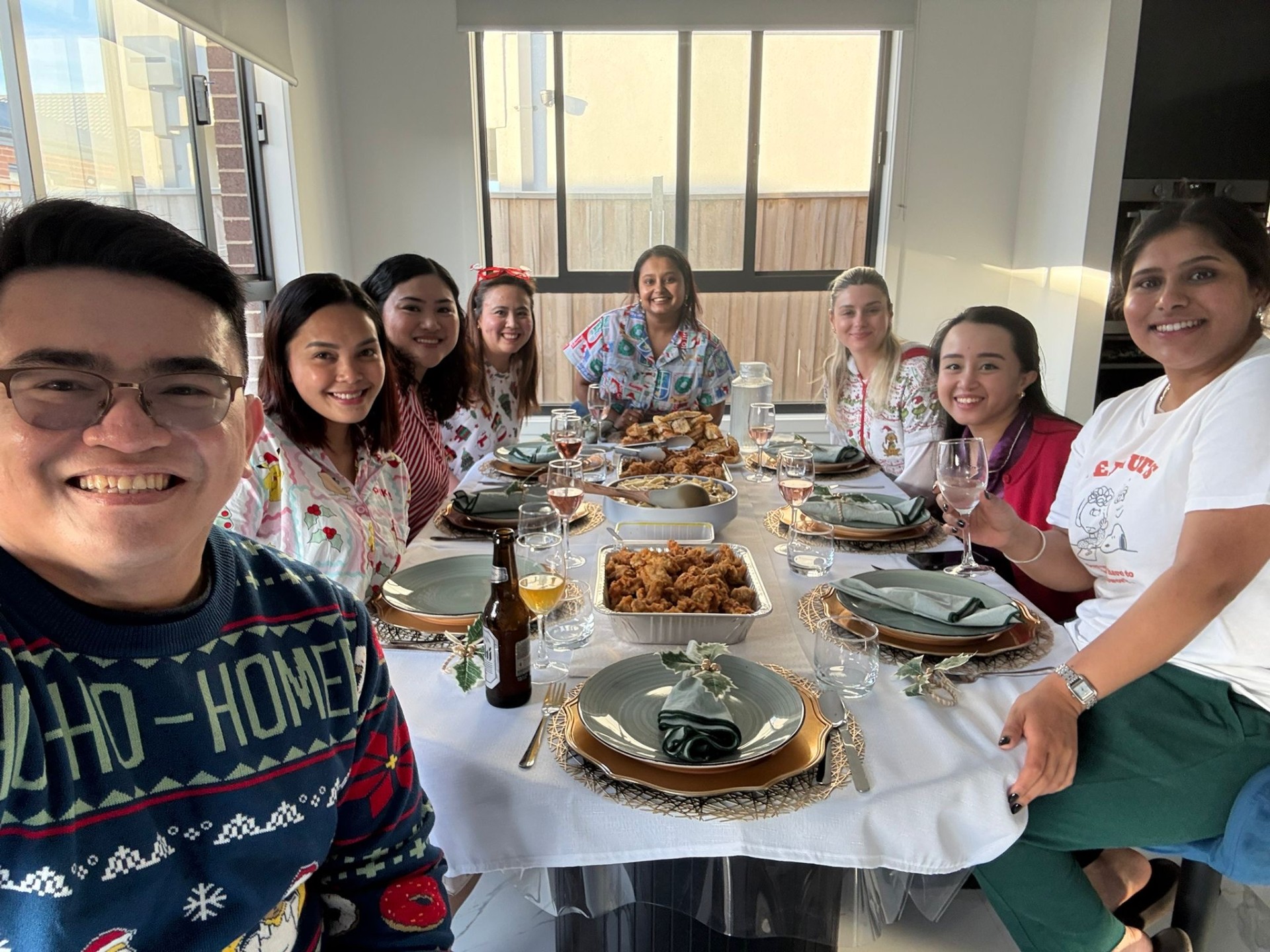 Team Christmas dinner celebration