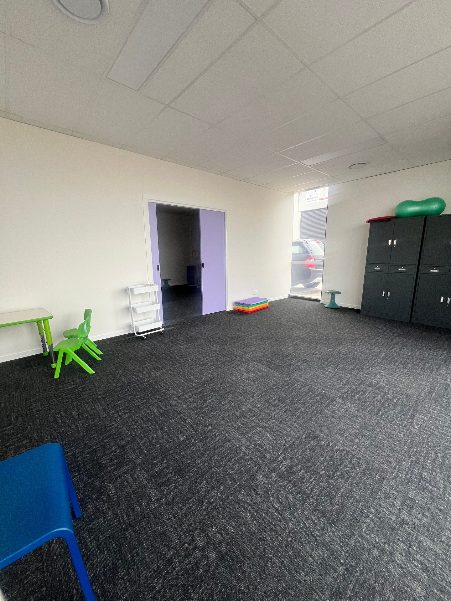 Colorful therapy space